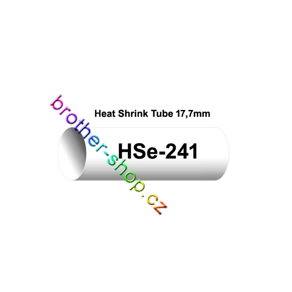 HSe-241 černá/bílé bužírka originál BROTHER HSE241 - Kliknutím zobrazíte detail obrázku.