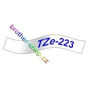 TZe-223 modrá/bílé páska originál BROTHER TZE223 ( TZ-223, TZ223 )