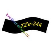 TZe-344 zlatá/černé páska originál BROTHER TZE344 ( TZ-344, TZ344 )