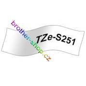 TZe-S251 černá/bílé páska originál BROTHER TZES251 ( TZ-S251, TZS251 )