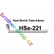 HSe-221 černá/bílé bužírka originál BROTHER HSE221