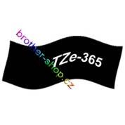 TZe-365 bílá/černé páska originál BROTHER TZE365 ( TZ-365, TZ365 )
