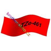 TZE-461 černá/červené páska originál BROTHER TZE461 ( TZ-461, TZ461 )
