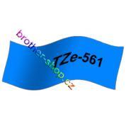 TZe-561 černá/modré páska originál BROTHER TZE561 ( TZ-561, TZ561 )