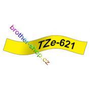 TZe-621 černá/žluté páska originál BROTHER TZE621 ( TZ-621, TZ621 )