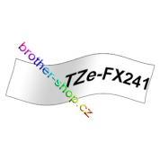 TZe-FX241 černá/bílé páska originál BROTHER TZEFX241 ( TZ-FX241, TZFX241 )