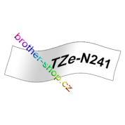 TZe-N241 černá/bílé páska originál BROTHER TZEN241 ( TZ-N241, TZN241 )